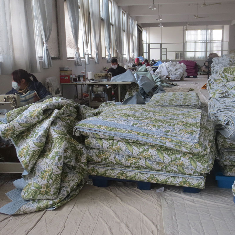 china quilted bedspread factory